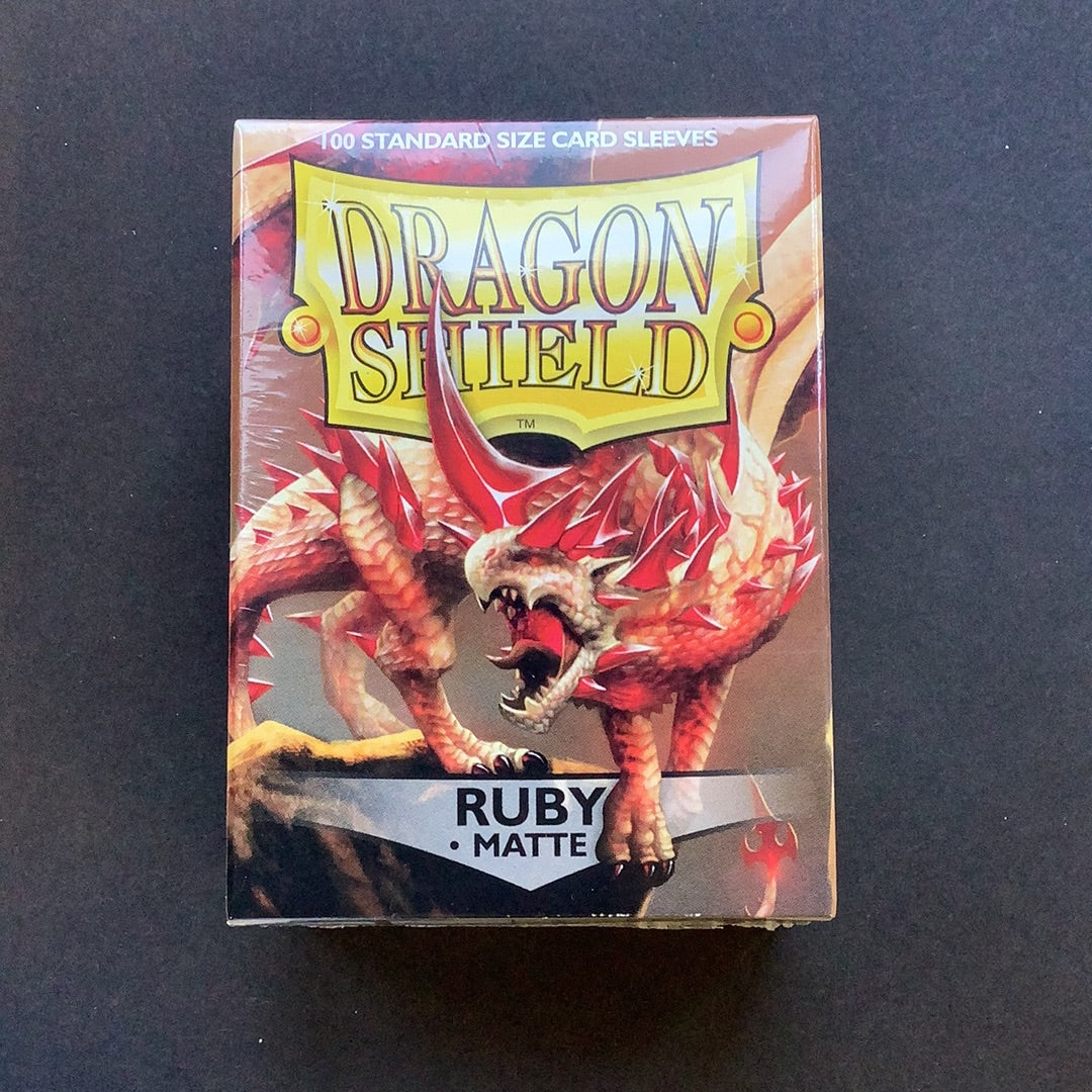 Ruby - Matte Sleeves - Standard Size - Dragon Shield