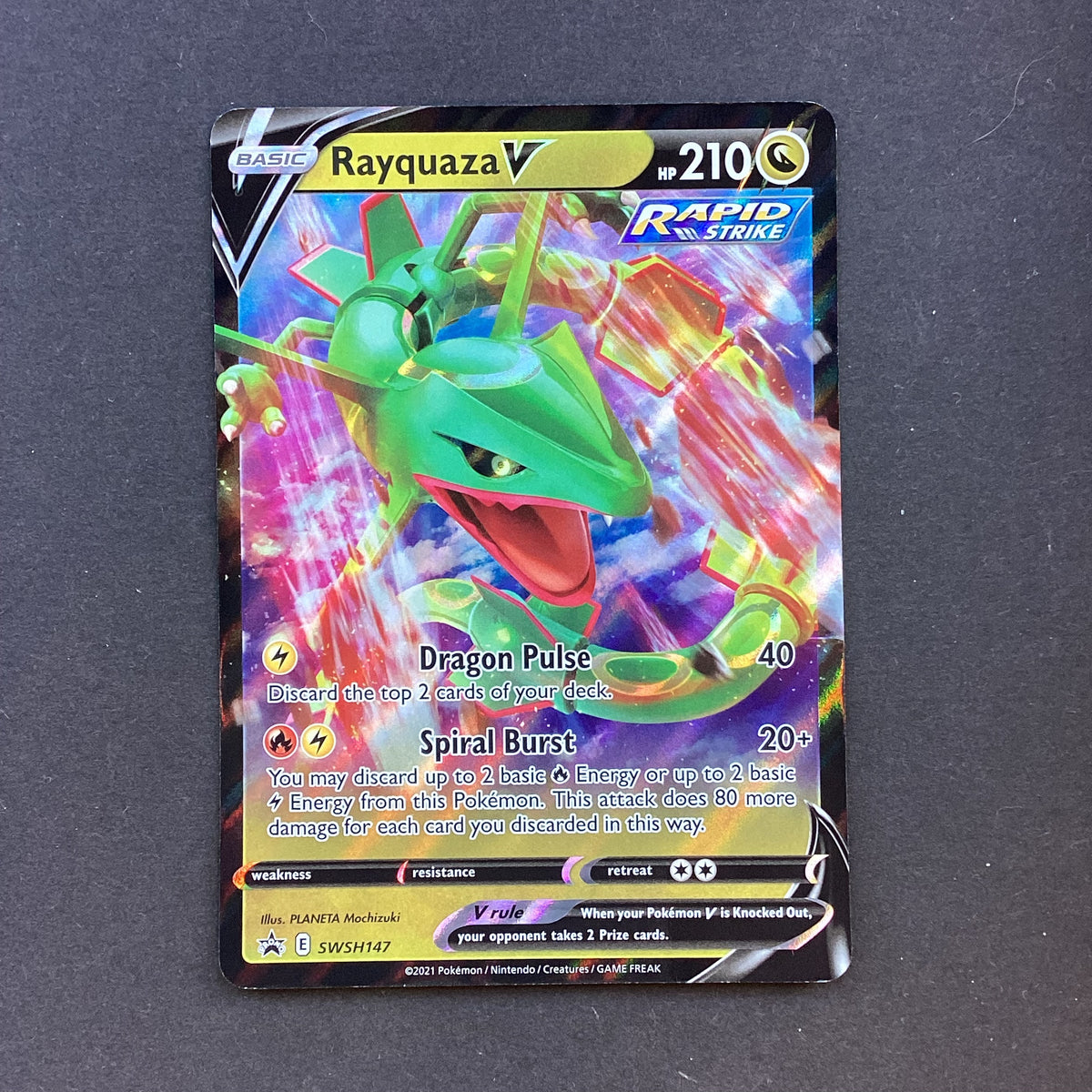 Pokemon Rayquaza V cheapest rapid strike