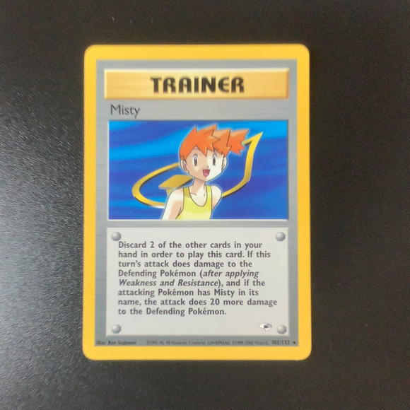 *Pokemon Gym Heroes - Misty - 102/132 - As New Rare card