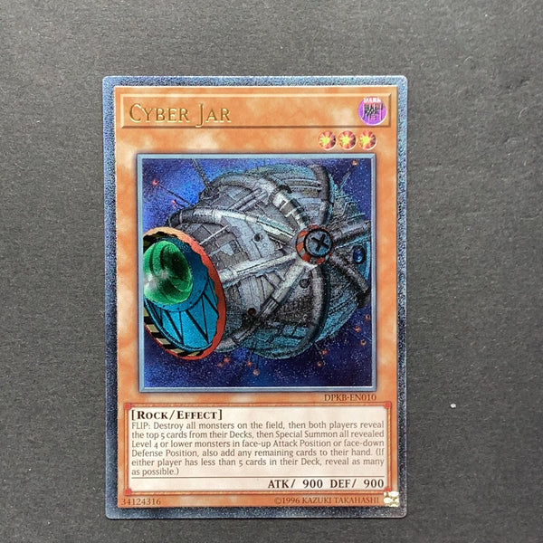 Yu-Gi-Oh Duelist Pack Kaiba - Cyber Jar - DPKB-EN010 - As New Ultimate Rare  card