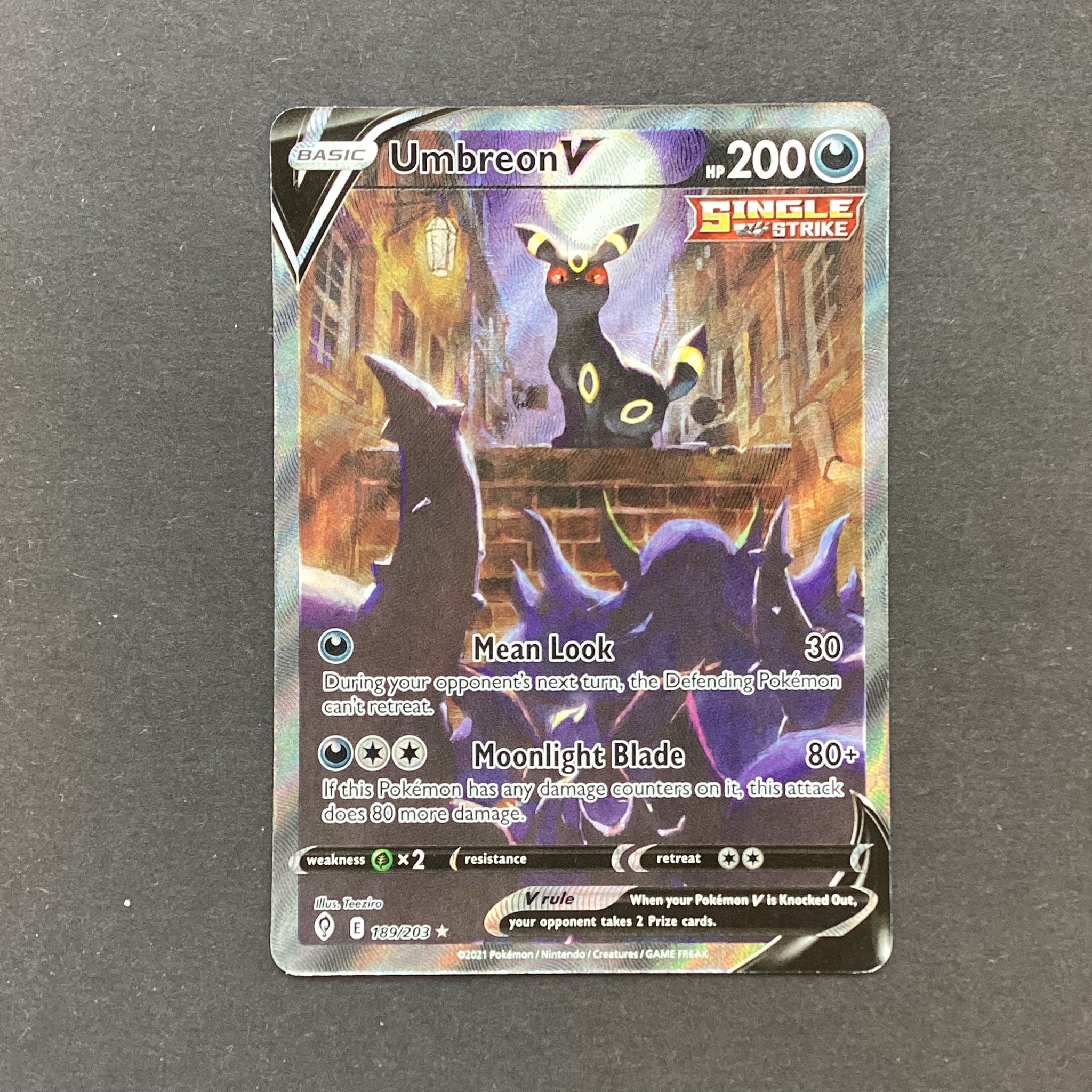 Pokemon Umbreon buy V Alternate Full Art, fresh from pack to sleeve